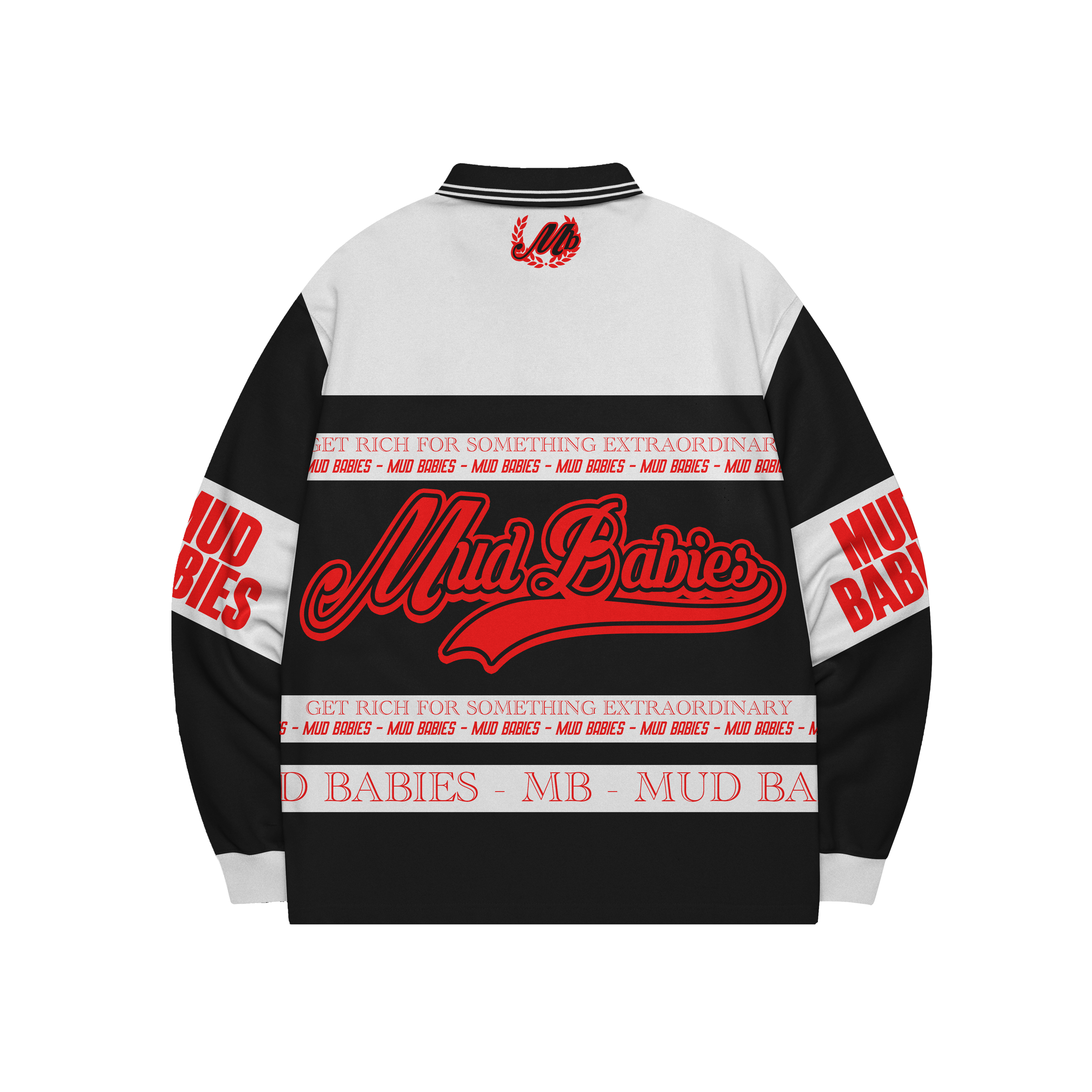 GET RICH RUGBY COLLAR SHIRT