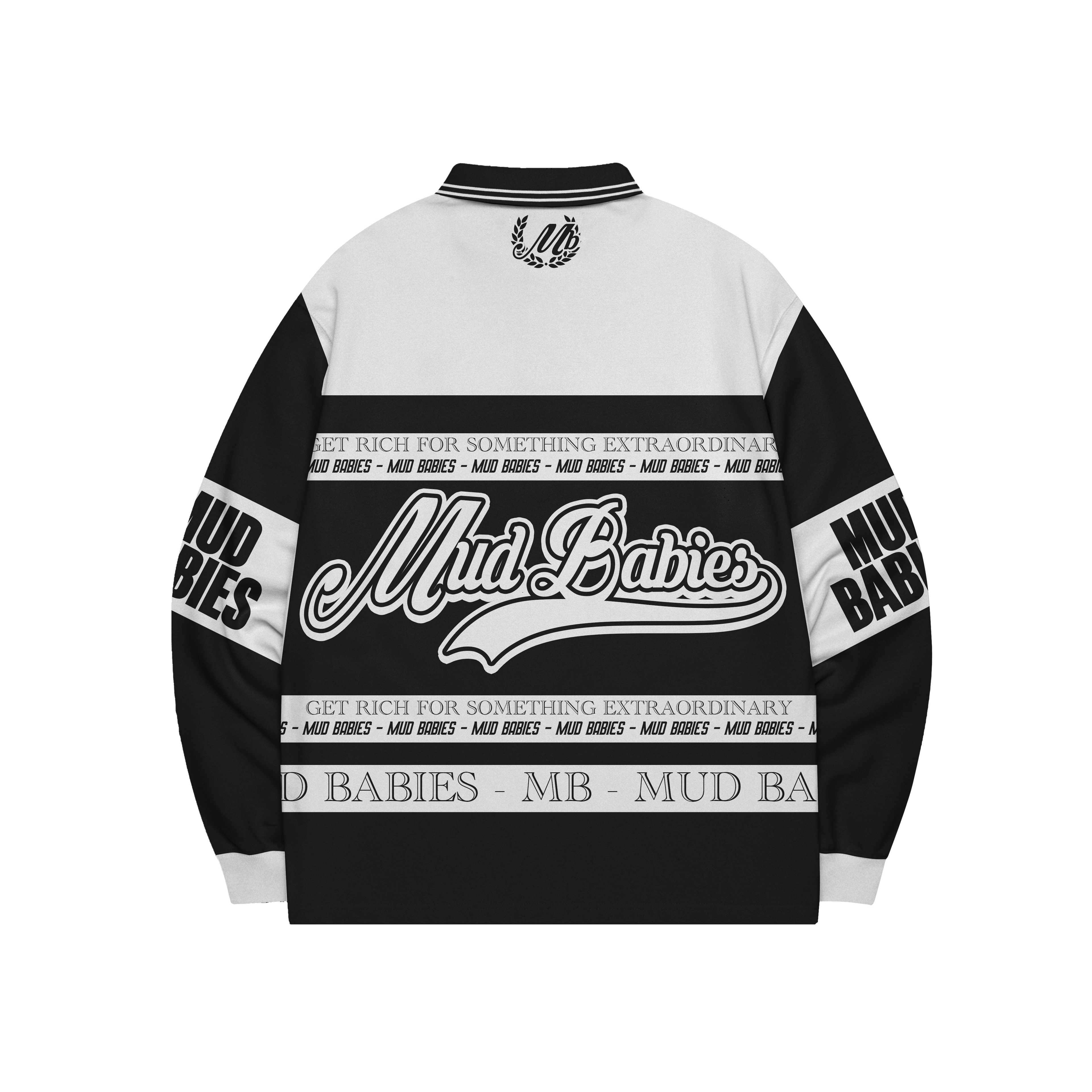 GET RICH RUGBY COLLAR SHIRT